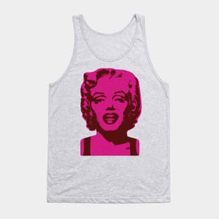 Iconic Marilyn Monroe: Bring Glamour to Your Space! Vintage Retro Style Cranberry Version Tank Top